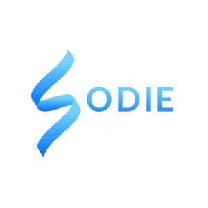 logo nom slogan texte blanc