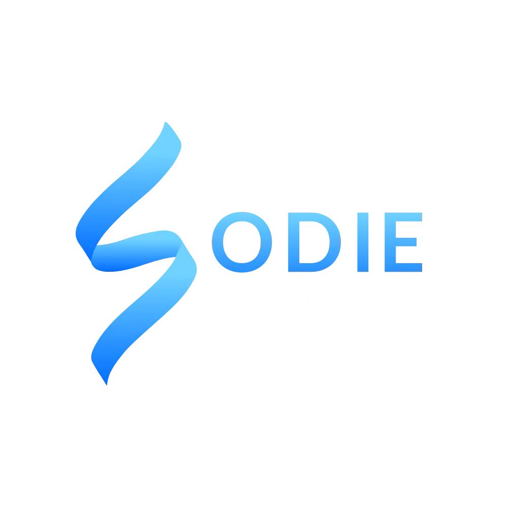 logo nom slogan texte blanc